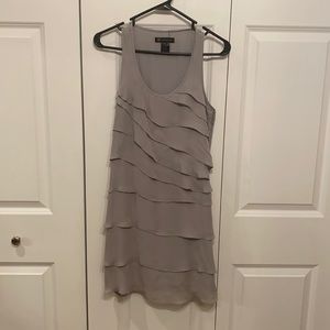 Silk ruffle dress